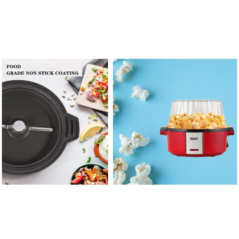 Maquina Para Cabritas Palomitas De Maiz 700W Rojo R9003 Raf-2