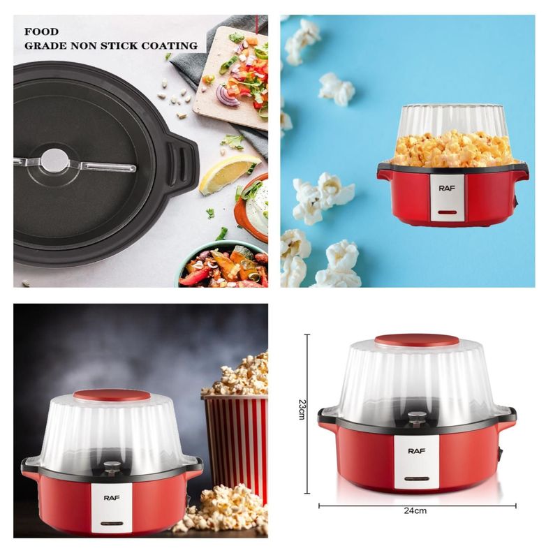Maquina Para Cabritas Palomitas De Maiz 700W Rojo R9003 Raf-3