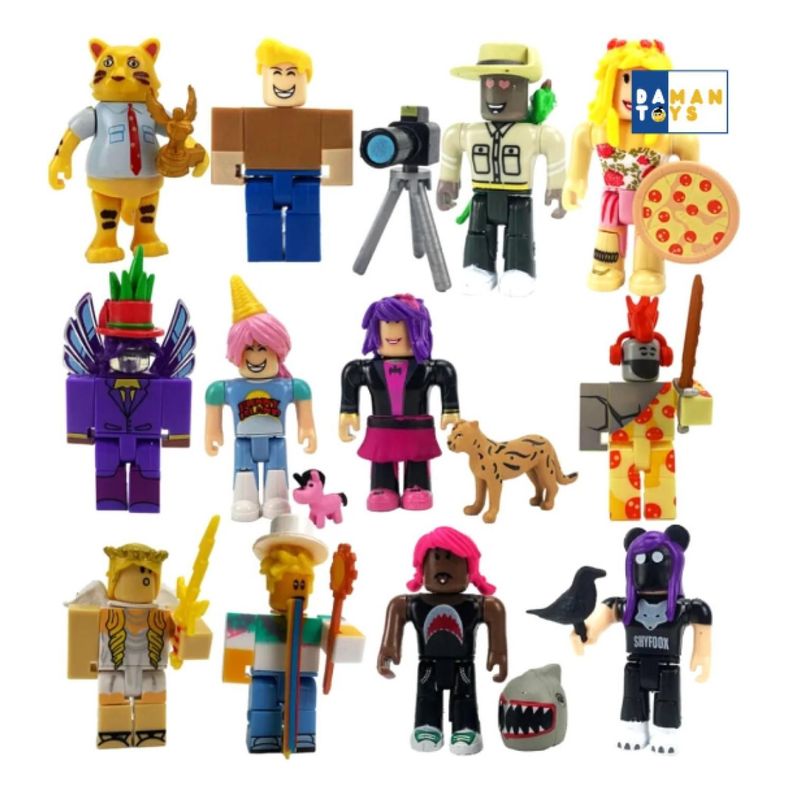 Juguete Set 12 Figuras Roblox 7Cm Serie 2 Pizza Accesorios-0