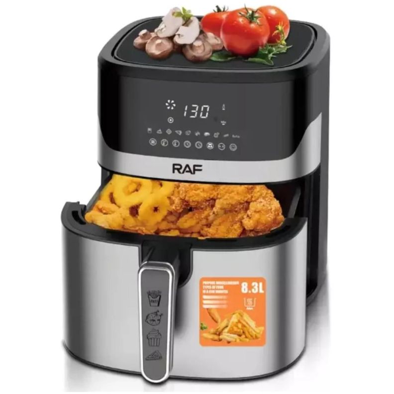 Freidora De Aire Air Fryer 8300ml Bascula Gramera R5375 Raf-0