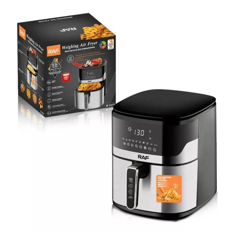 Freidora De Aire Air Fryer 8300ml Bascula Gramera R5375 Raf-2