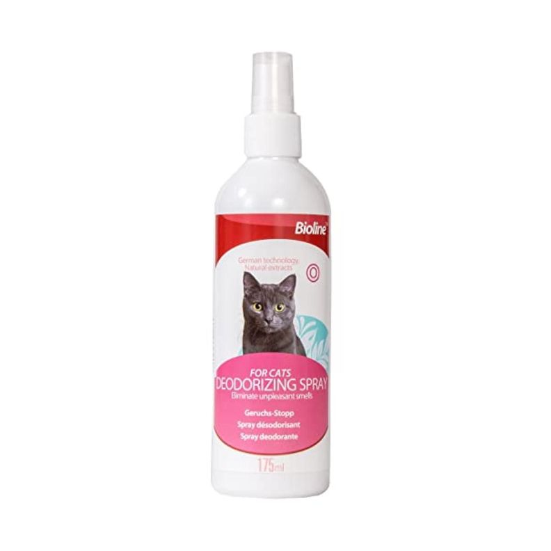 Spray Desodoraante Para Mascotas Gatos Bioline-0
