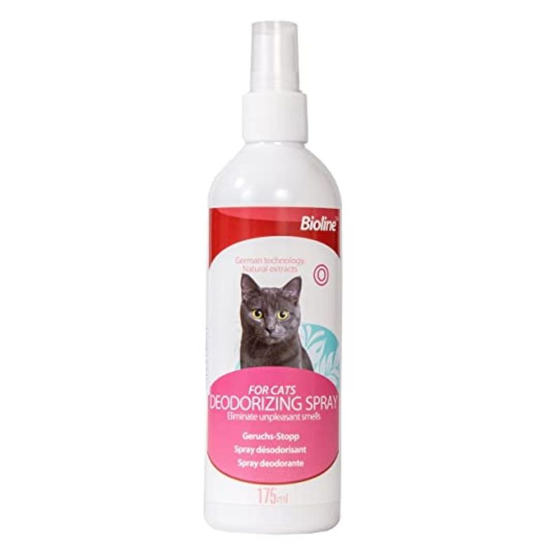 Spray Desodoraante Para Mascotas Gatos Bioline-1