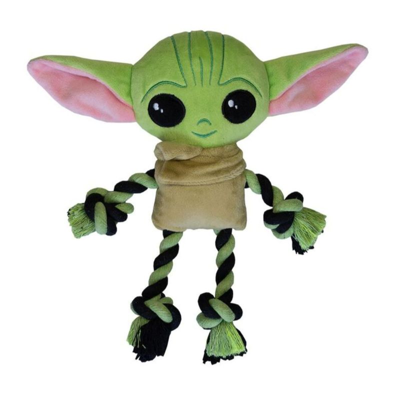 Juguete Interactivo Para Mascotas Baby Yoda Tierno Verde-0