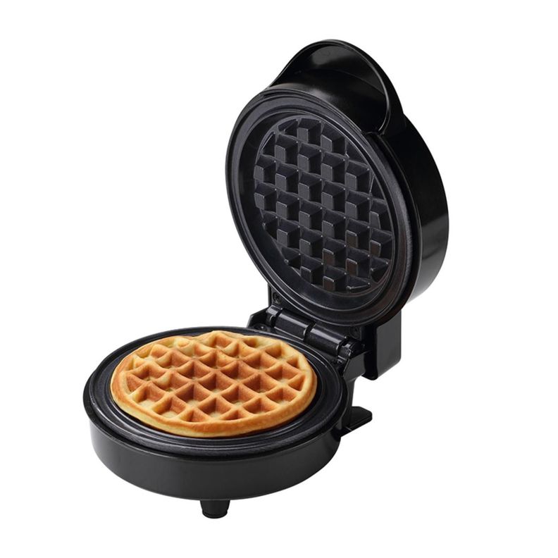 Maquina Mini Waffle Individual 600W Negro BMW079-1