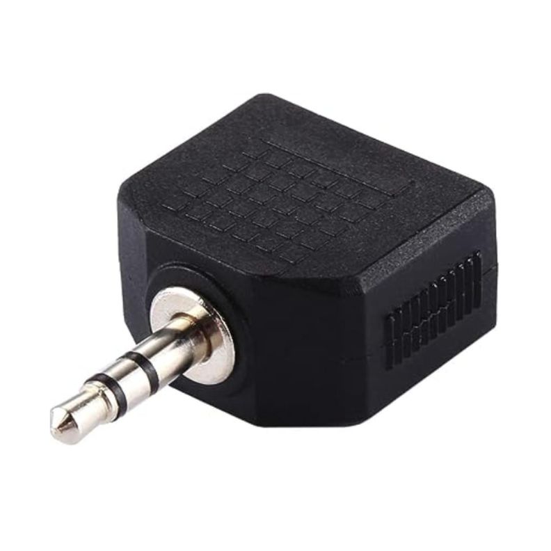 Adaptador De Audio 2 En 1 2 Hembras 3.5mm-2