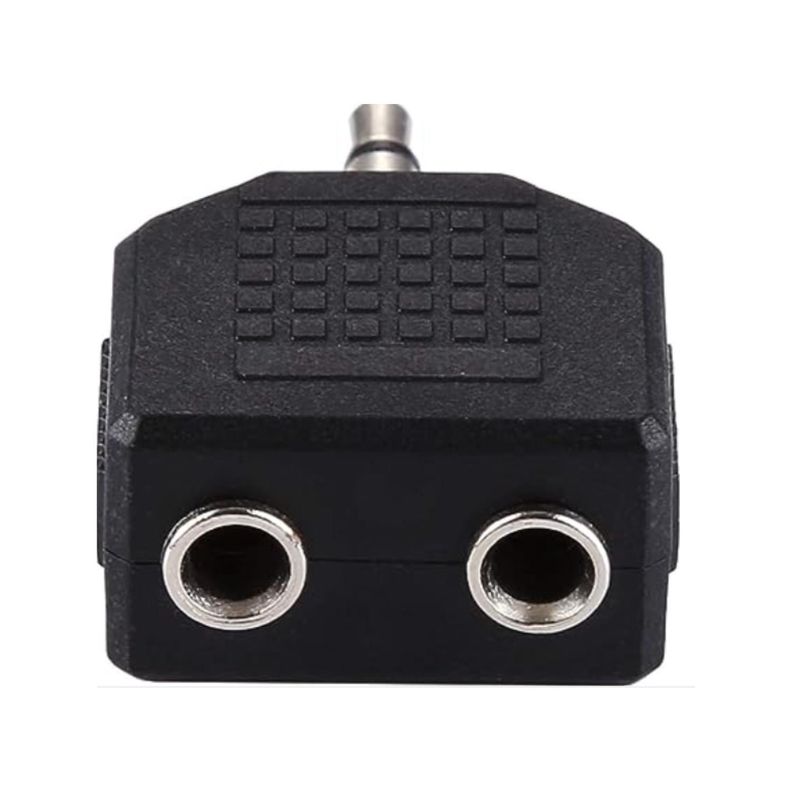 Adaptador De Audio 2 En 1 2 Hembras 3.5mm-3