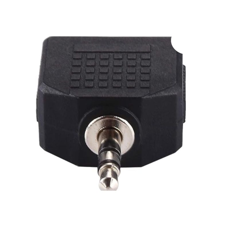 Adaptador De Audio 2 En 1 2 Hembras 3.5mm-4