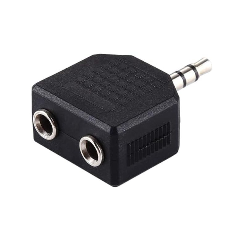 Adaptador De Audio 2 En 1 2 Hembras 3.5mm-5