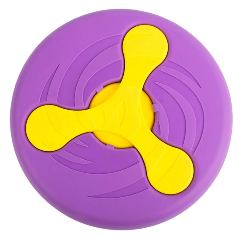 Juguete Frisbee 2 En 1 Para Mascotas Aire Libre-0