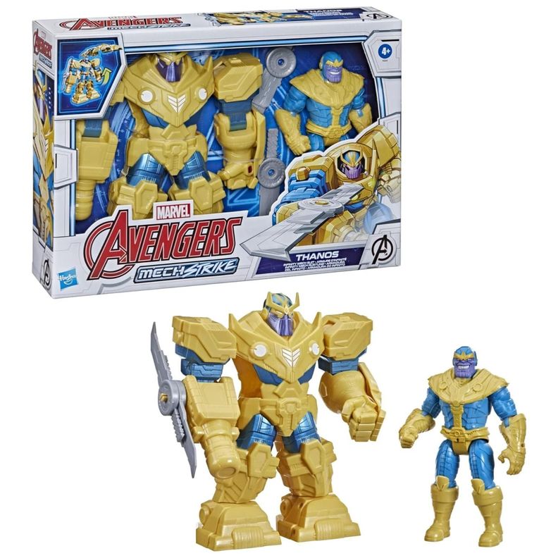 Juguete Figura De Accion Thanos Avengers Mech Strike-3