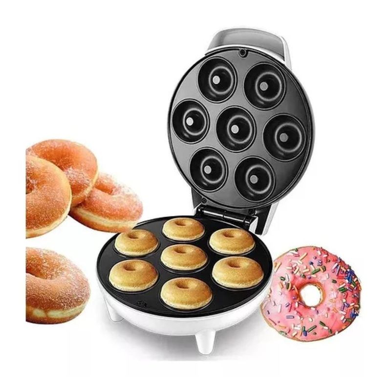Maquina Para 7 Mini Donas 850W Blanco R572 Raf-0