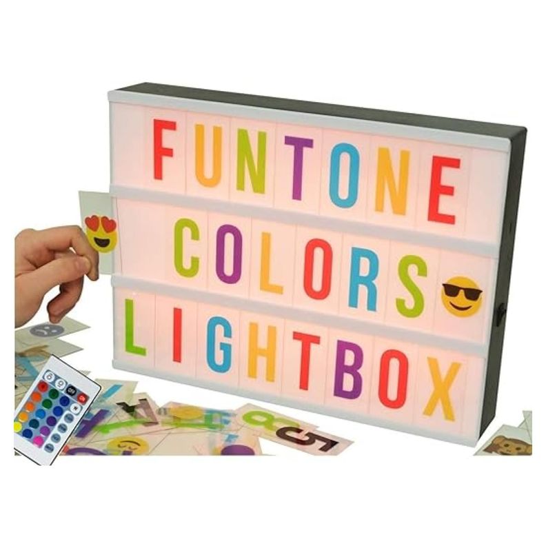 Pizarra Luminosa LED USB Living Habitacion Colores 30x22x5cm-1