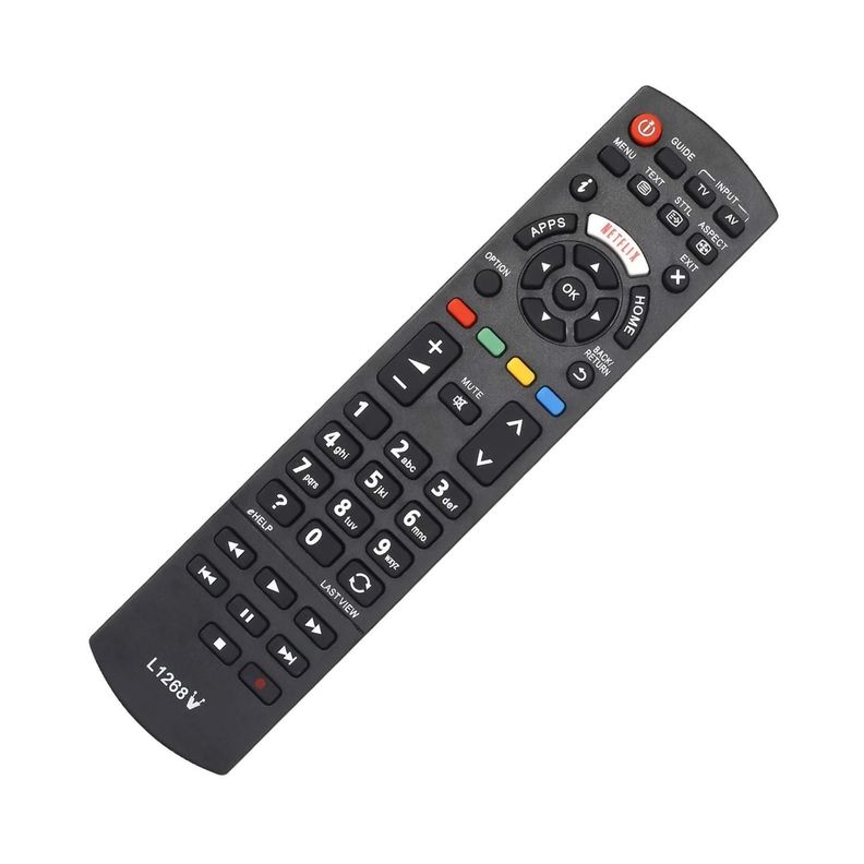 Control Remoto Universal Alternativo Para Tv Panasonic Smart Tv Negro