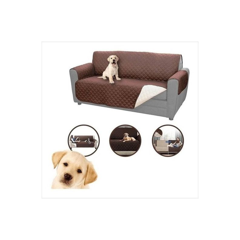 Funda Cobertor Protector Para Sofa Sillon 2 Cuerpos Reversible-2