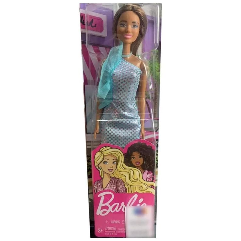 Juguete Figura Barbie Glitz Vestido Calipso 30cm-3