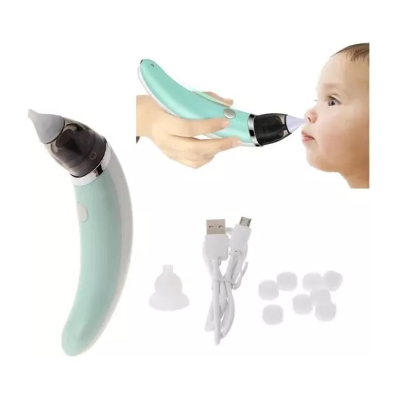 Aspiradora Nasal Para Bebes Recargable USB Accesorios-1