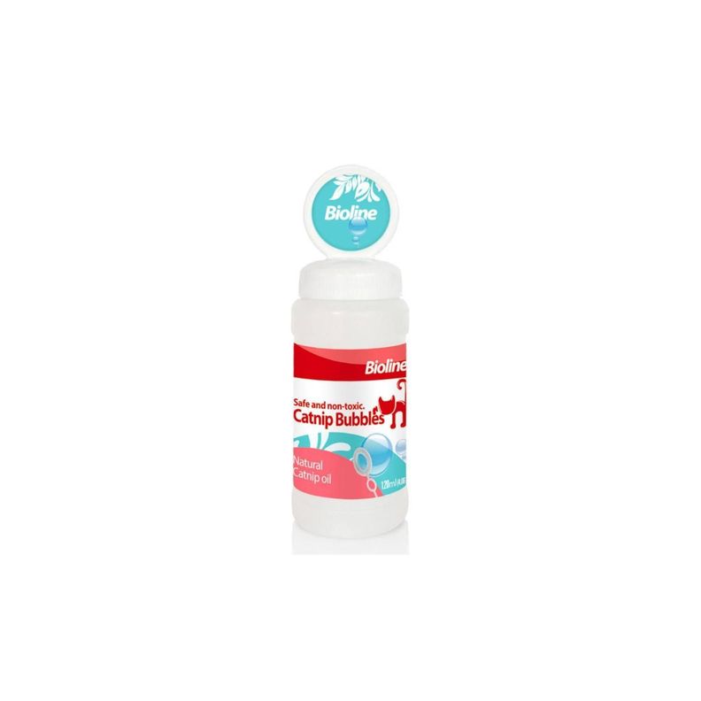 Burbujas Catnip Para Jugar Gato Mascota De Hierba Gatera Bioline-1