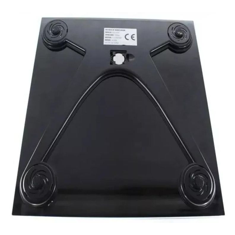 Balanza Peso Digital 180Kg Negro Luxury Negro SCG430-2