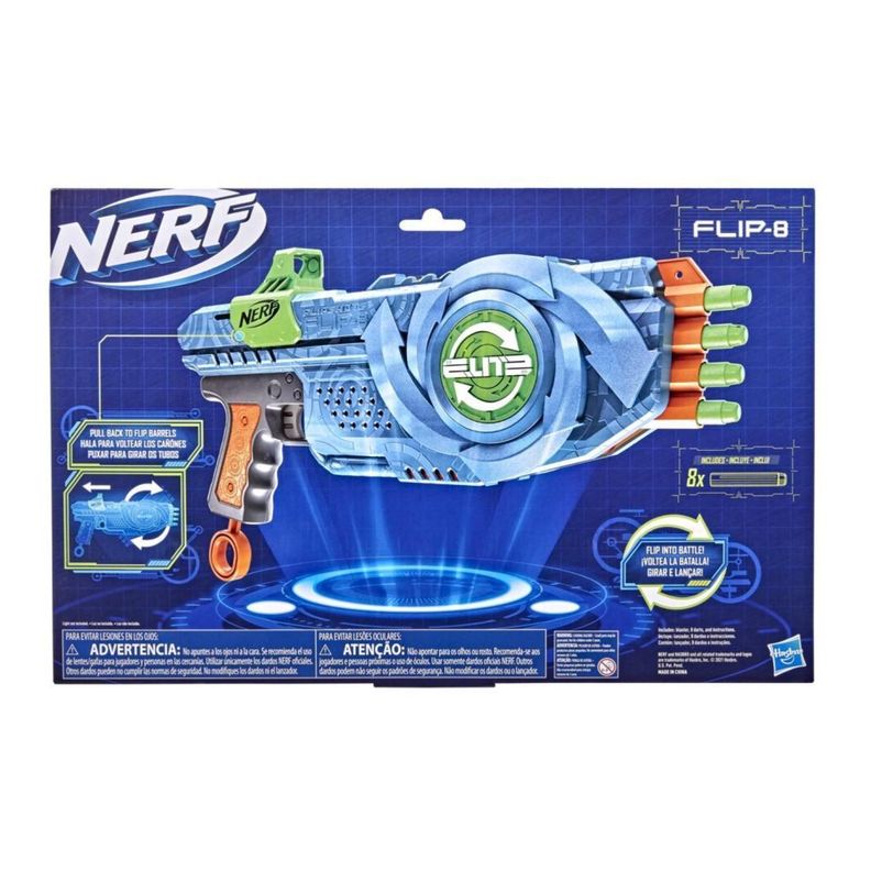 Juguete Nerf Elite 2.0 Flipshots Flip-8 8 Dardos-3