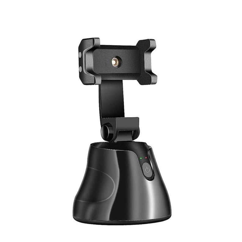 Soporte Para Telefono Seguimiento Automatico 360 De Giro Negro