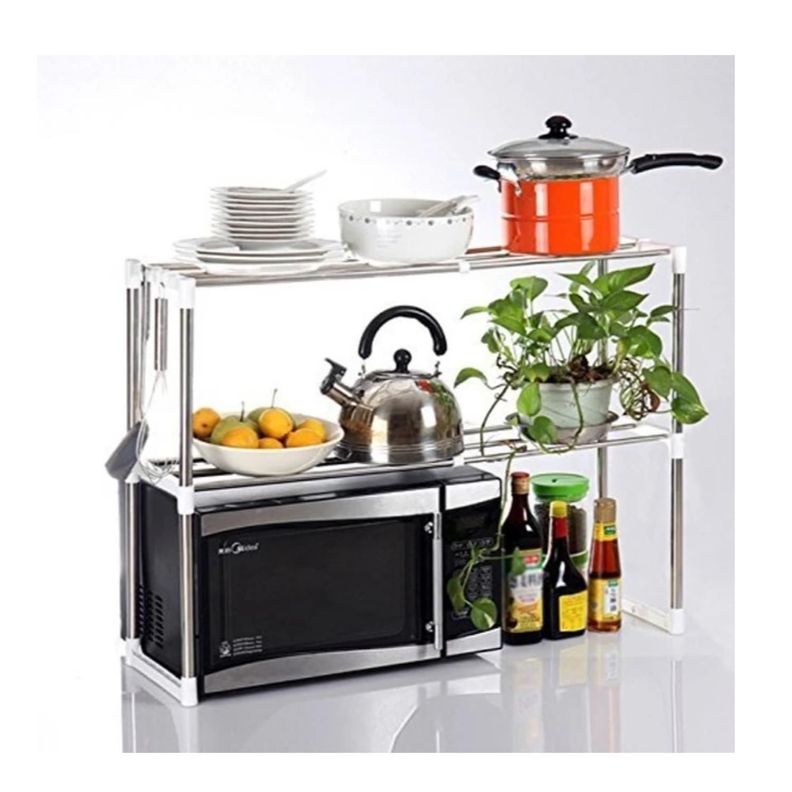 Estante Organizador De Cocinas Microondas 60x80cm Rejilla-2