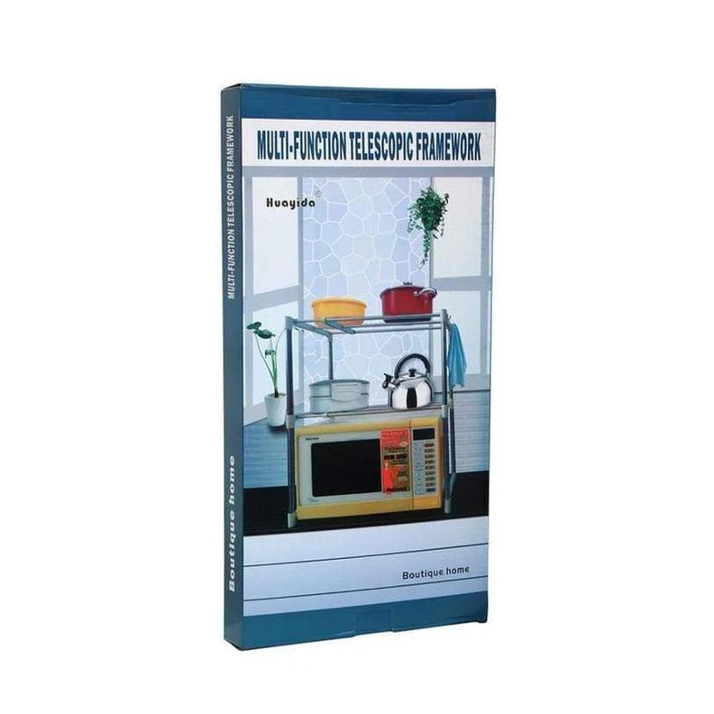 Estante Organizador De Cocinas Microondas 60x80cm Rejilla-5