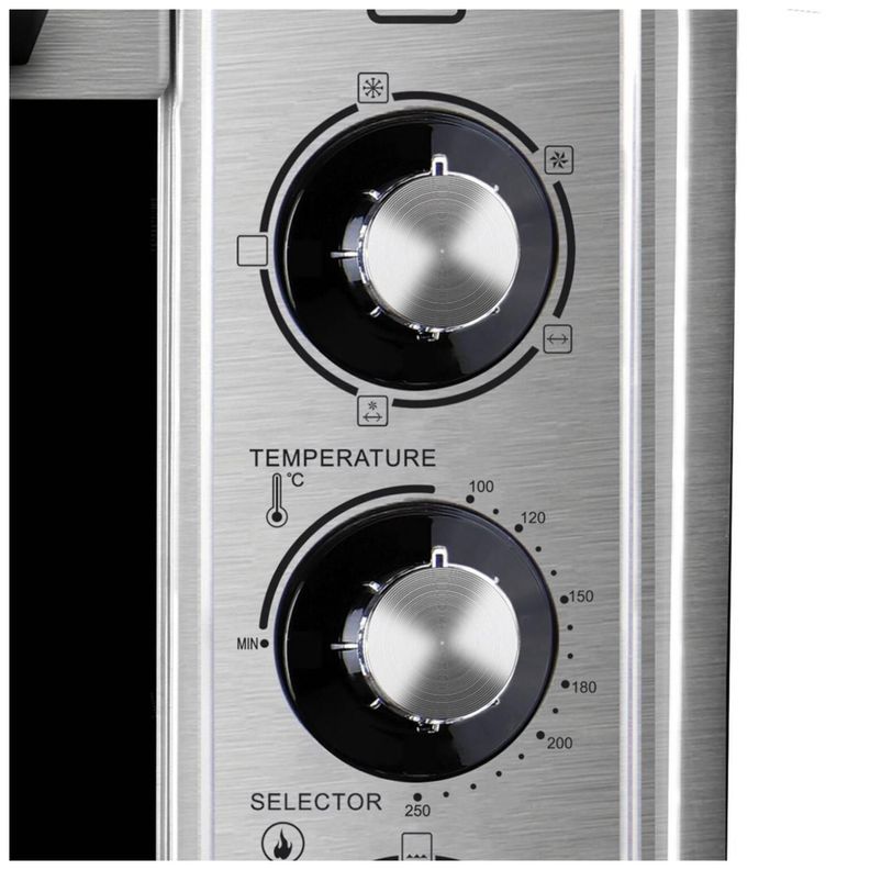 Horno Electrico 77L 2200W 220V Plateado TH-80i-2