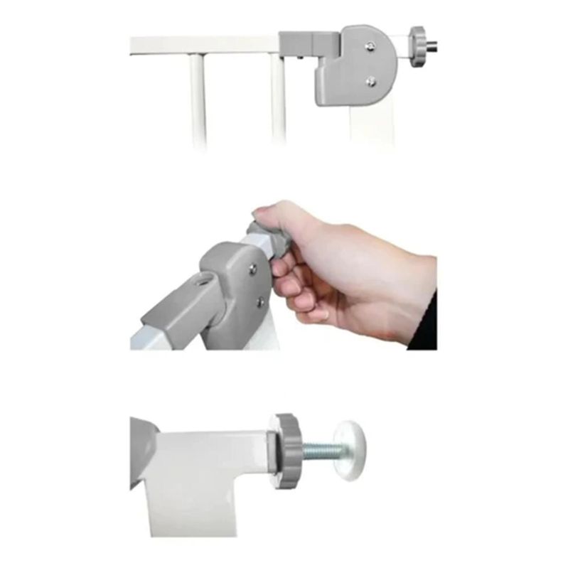 Reja Ajustable Cuidado Seguridad Bebes 75-85x79x4 cm-2