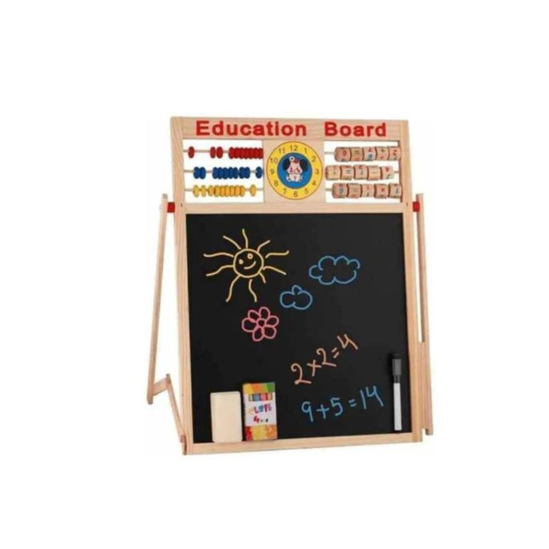 Pizarra Educativa Abc Abaco Multipropósito 44x37 Cm-1