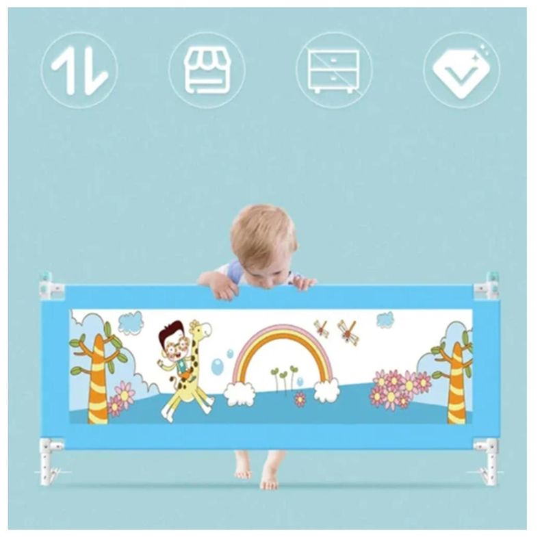 Baranda De Cama Seguridad Bebe Plegable 180x82cm-3