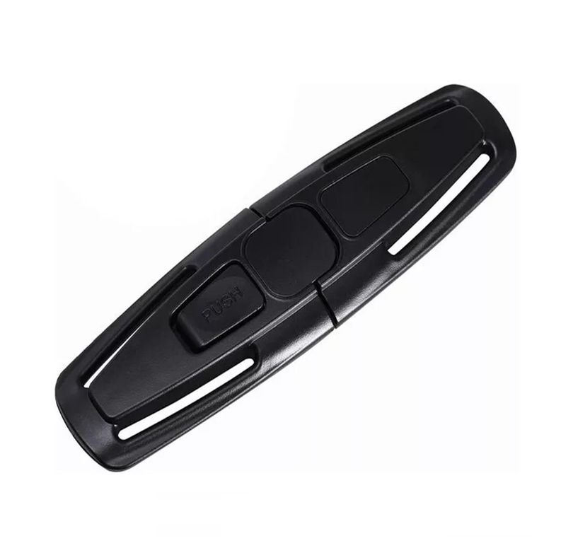 Clip De Seguridad Universal Para Arnes De Silla Negro-0