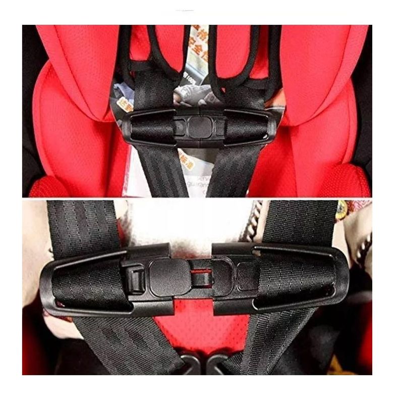 Clip De Seguridad Universal Para Arnes De Silla Negro-2