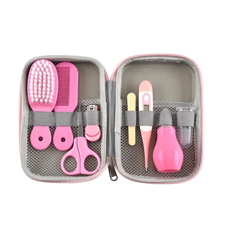 Set De Cuidados Manicure Bebés 8 Piezas Rosado-0