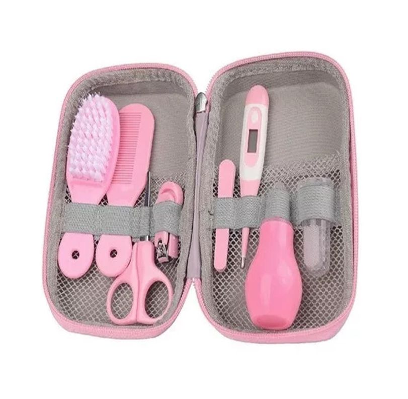 Set De Cuidados Manicure Bebés 8 Piezas Rosado-3