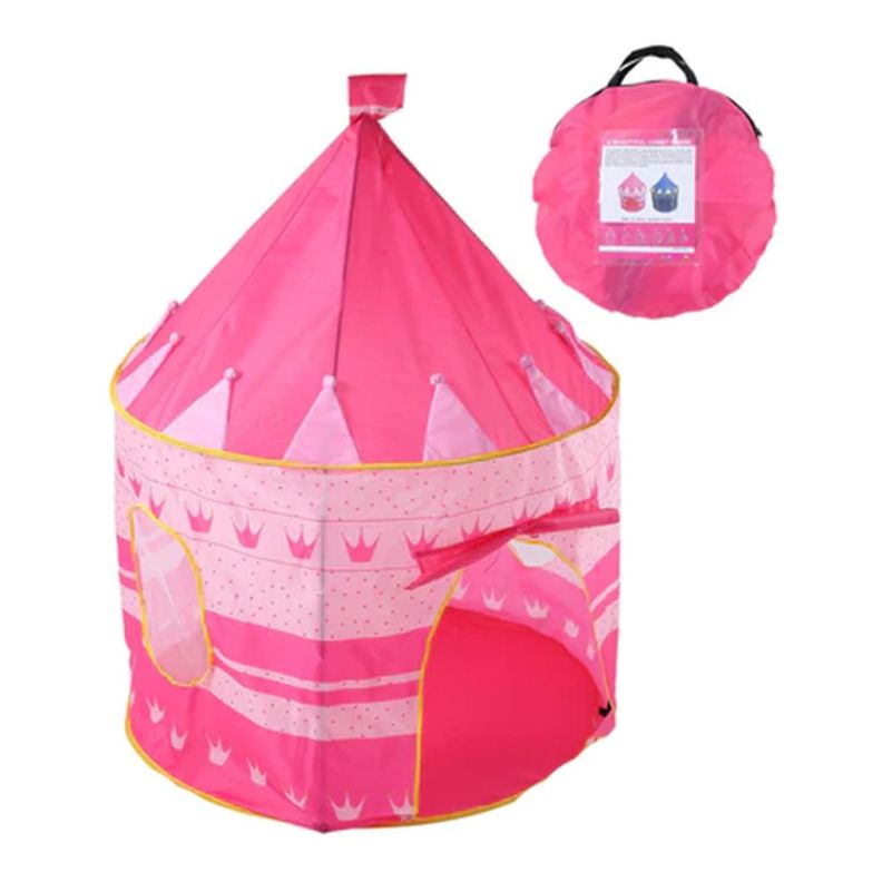 Carpa Castillo Infantil Hogar Rosada-1