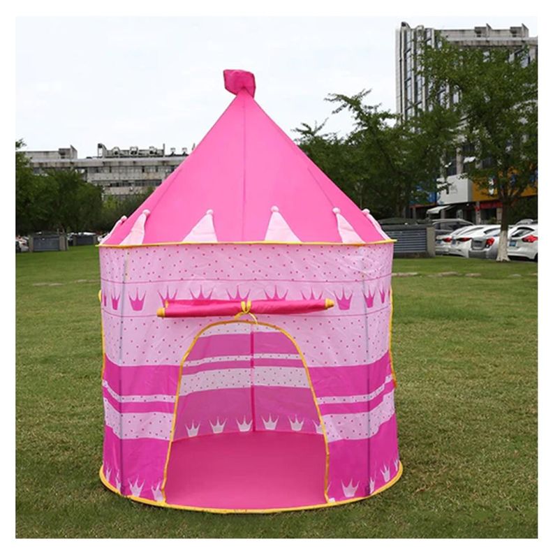 Carpa Castillo Infantil Hogar Rosada-3