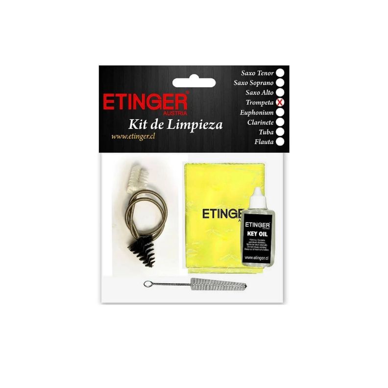 ETINGER KIT DE LIMPIEZA DE TROMPETA KTR10