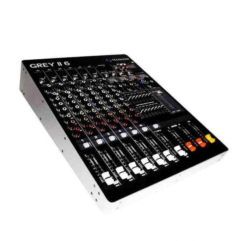 TecShow GREYII 6 Mezclador Gris