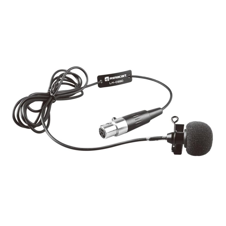 Relacart LM-C550 Microfono Lavalier Negro
