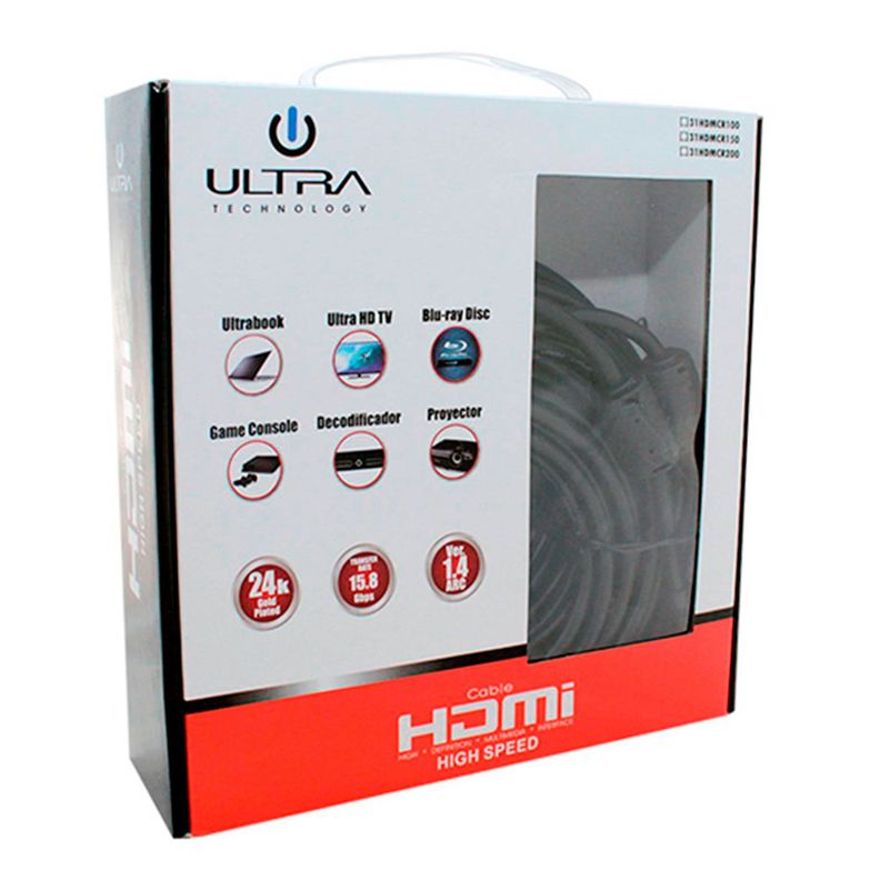 CABLE HDMI DE 10 METROS Ultra 31HDMCR100-0