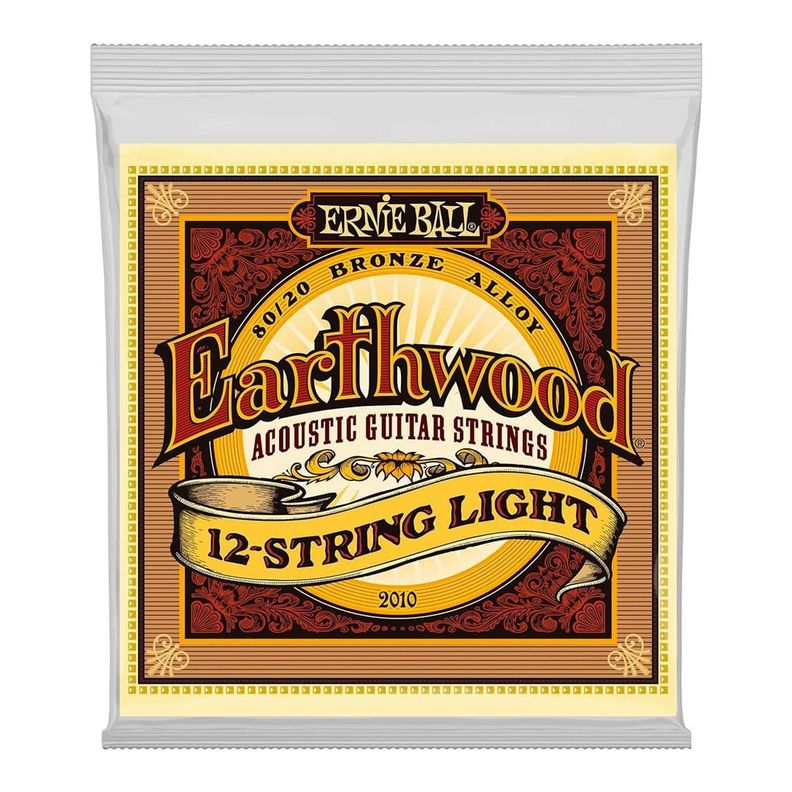 Ernie Ball P02010 EARTHWOOD Set de Cuerdas Guitarra Acústica 12 Cuerdas-0