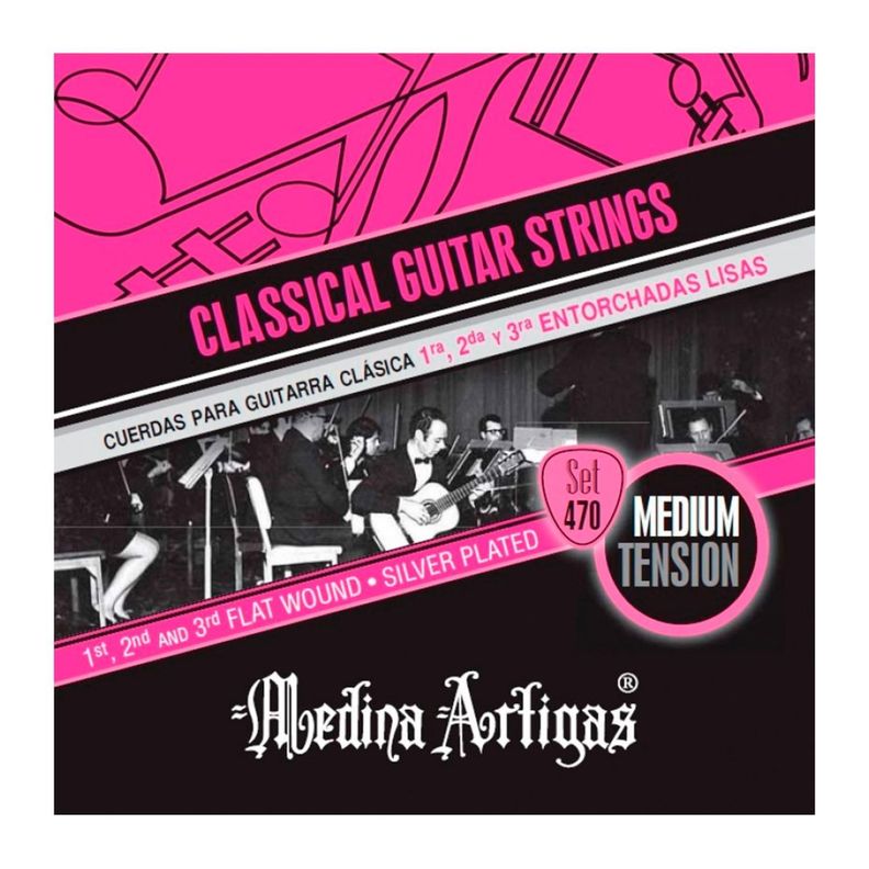 Medina Artigas SET 470 Set de Cuerdas Nylon Guitarra Clásica-0