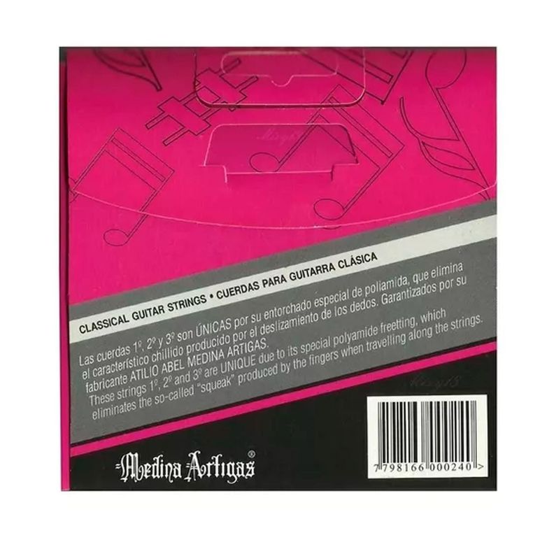 Medina Artigas SET 470 Set de Cuerdas Nylon Guitarra Clásica-1