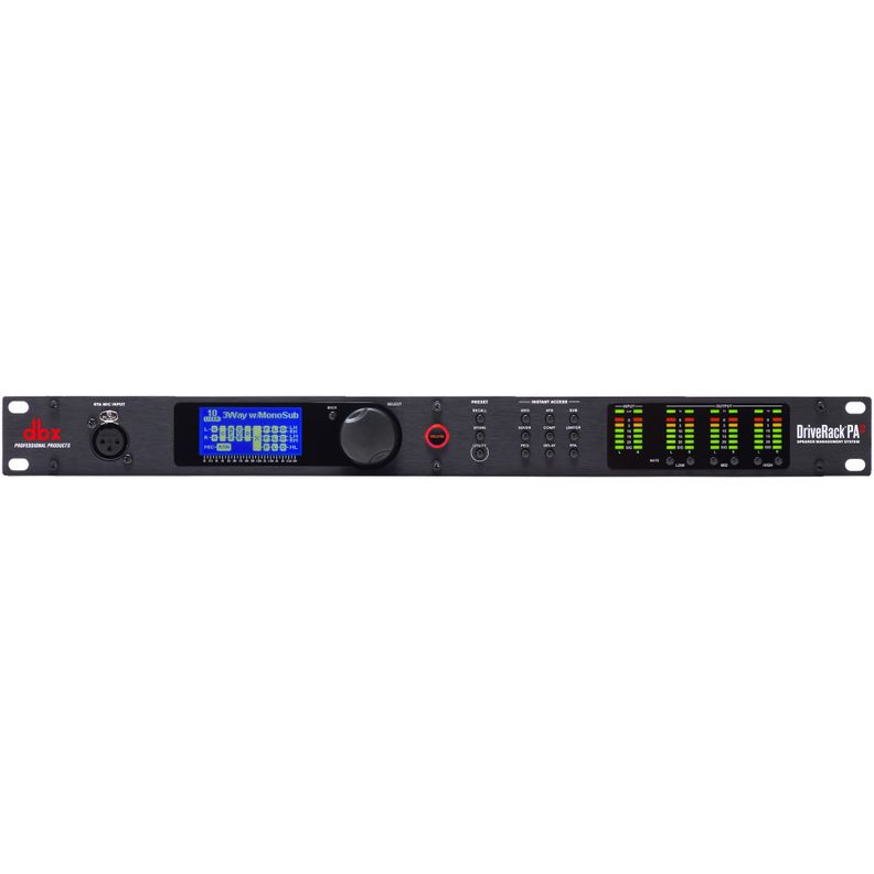 Procesador de audio Drive Rack PA2+-0