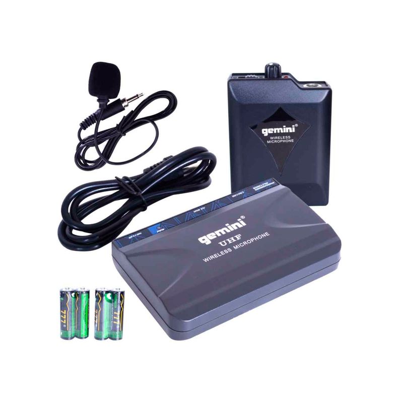 Micrófono Inalámbrico Solapa Uhf 0411 Gemini-0