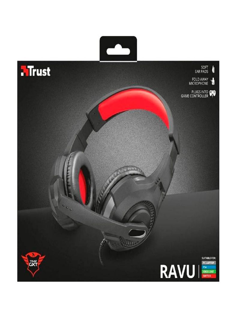 AUDIFONOS GAMER + MICROFONO GXT307 RAVU TRUST-1