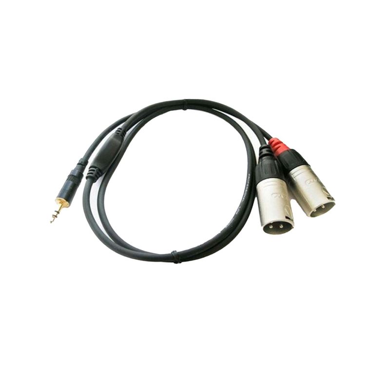 Cable 2XLR M  A MINI PLUG STEREO Rean by Neutrik NRA 0130 009-0