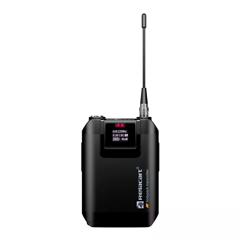 Relacart UT-2 Transmisor Bodypack Inalambrico Negro
