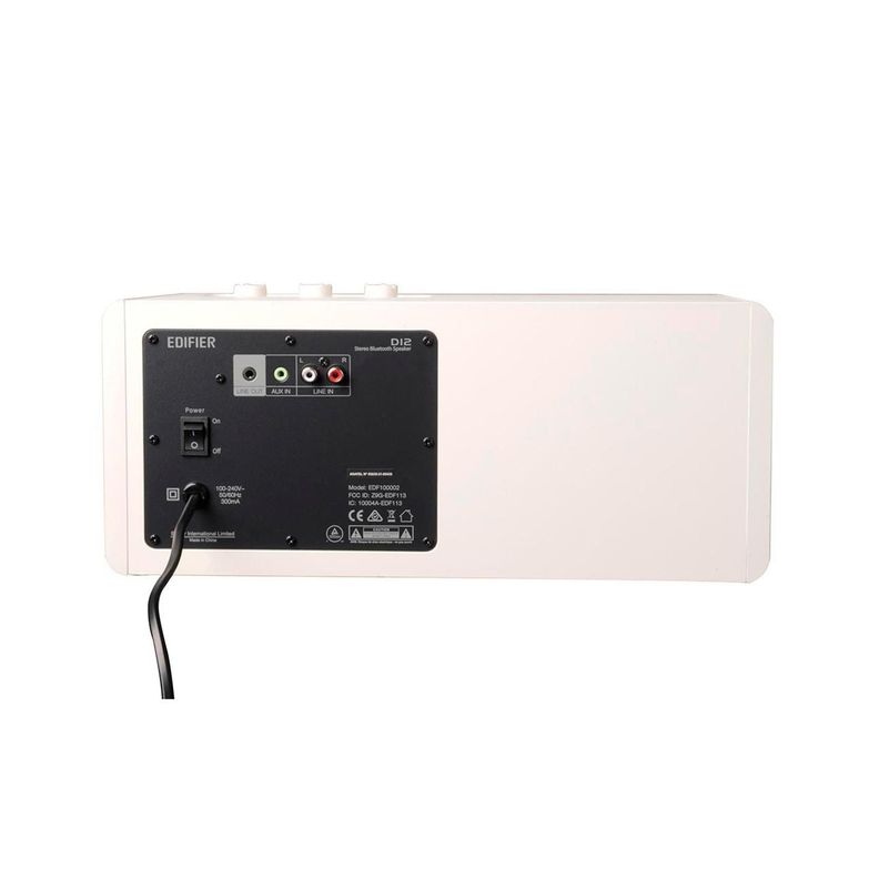 Edifier D12 WHITE Parlante de Estantería-1